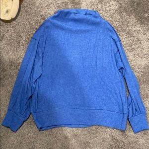 Blue free people sweater